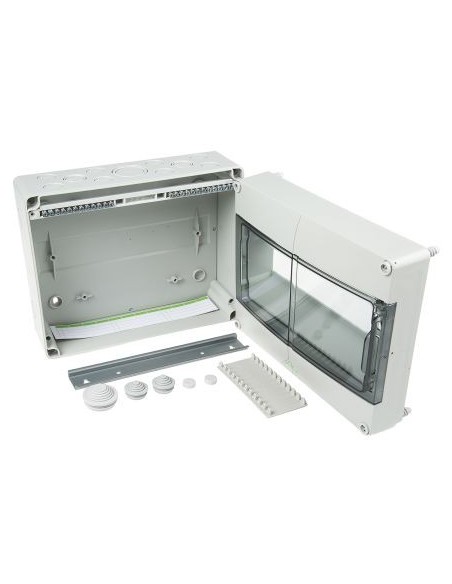 IP55 MCB Enclosure, 12 Way, DIN Rail