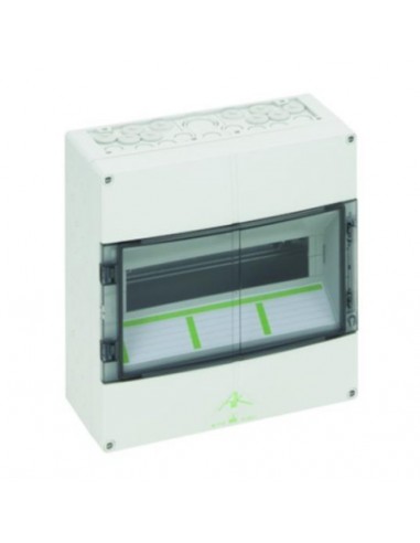 IP65 MCB Enclosure, 14 Way, DIN Rail