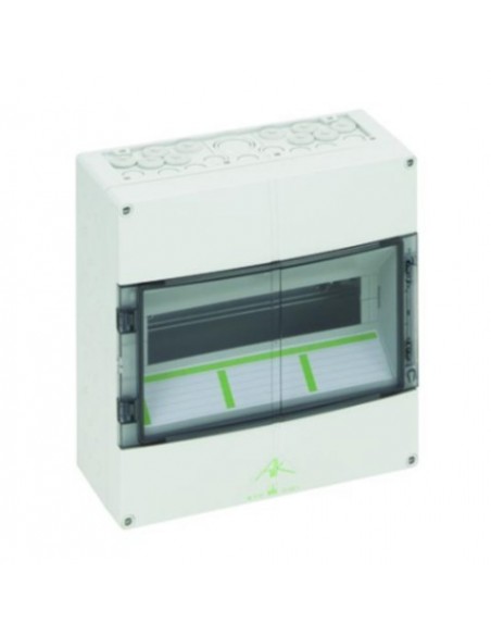 IP65 MCB Enclosure, 14 Way, DIN Rail