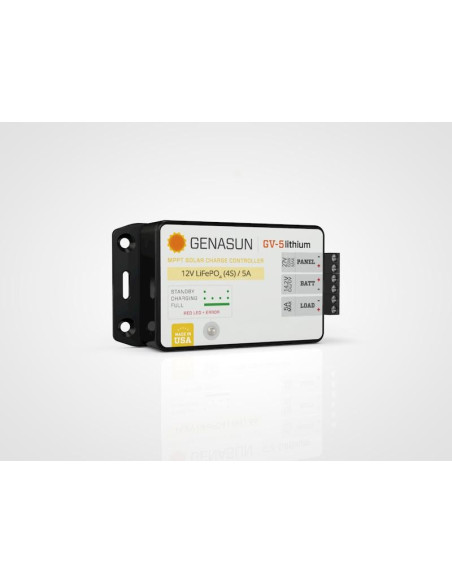 Genasun GV5 Lithium Solar Controller, 5A, 14.2V