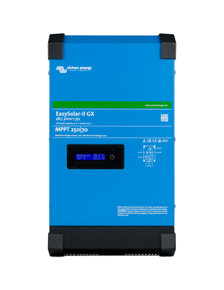 Victron EasySolar-II GX Inverter, Charger, MPPT, 3kVA