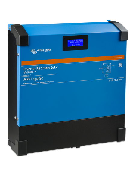 Victron RS Solar 6kVA Inverter, 4kW Solar PV MPPT - side view Victron RS Solar 6kVA Inverter, 4kW Solar PV MPPT - side view