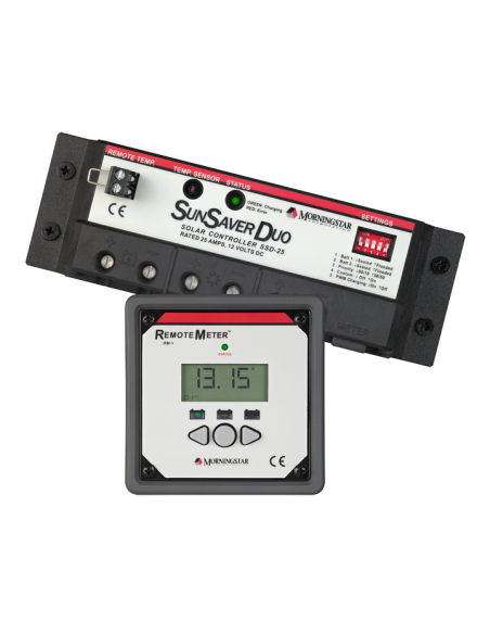 Morningstar Sunsaver Duo 25A PWM Solar Controller 12V